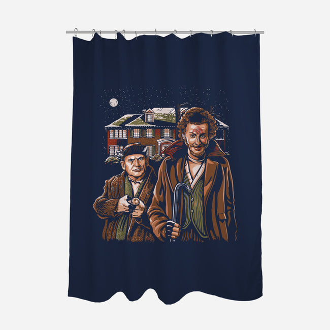 American Bandits-None-Polyester-Shower Curtain-goodidearyan