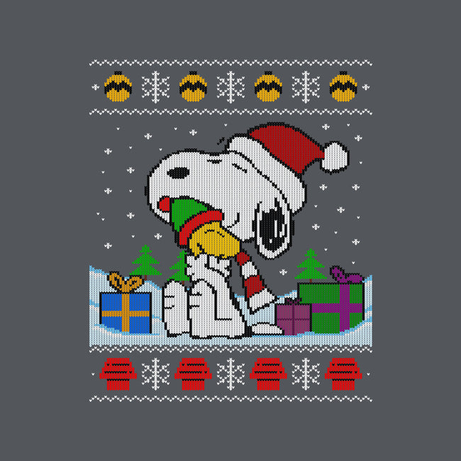 Holiday Beagle-None-Fleece-Blanket-drbutler