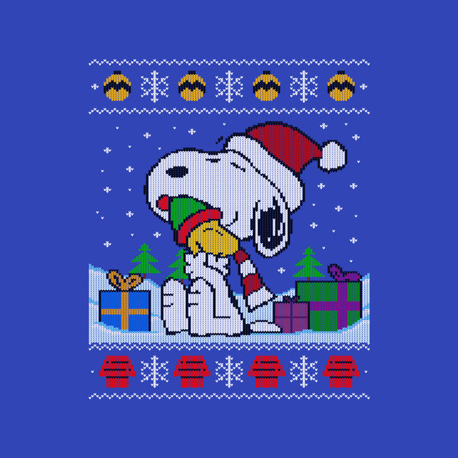 Holiday Beagle-None-Glossy-Sticker-drbutler