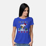 Holiday Beagle-Womens-Basic-Tee-drbutler