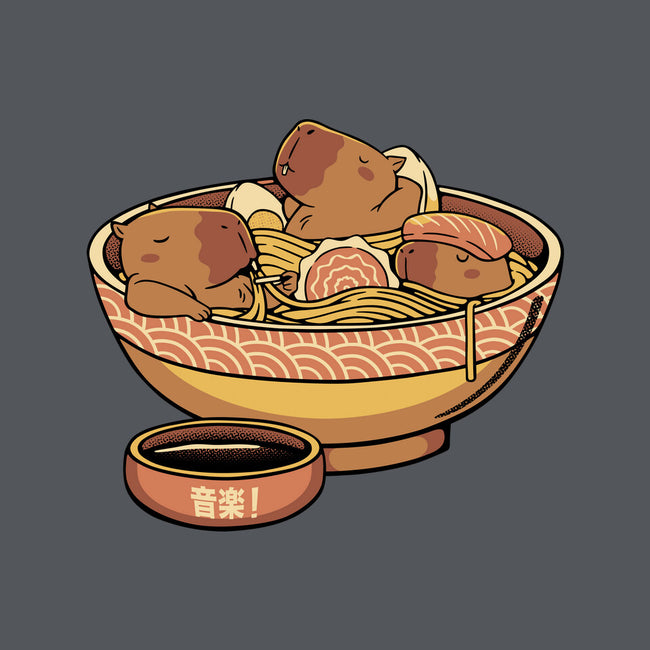 Capybara Cute Ramen-None-Glossy-Sticker-tobefonseca