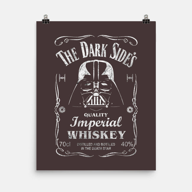 The Dark Side's Whiskey-None-Matte-Poster-NMdesign