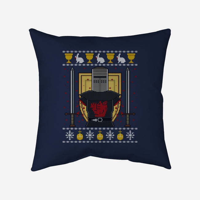 The Holiday Grail-None-Removable Cover-Throw Pillow-drbutler