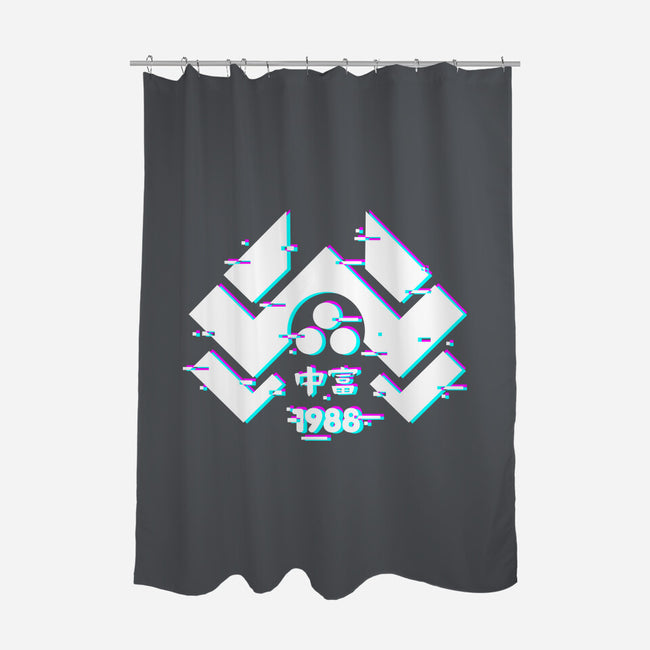 Glitch Nakatomi-None-Polyester-Shower Curtain-spoilerinc