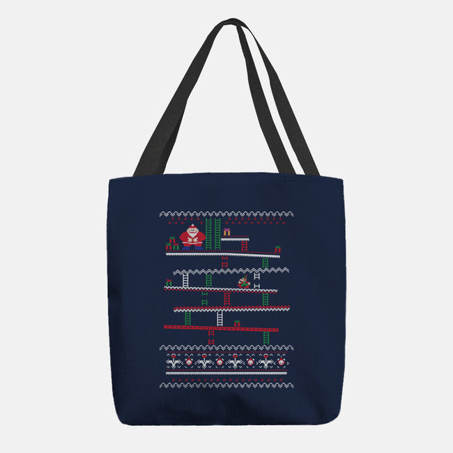 Arcade Climber Christmas-None-Basic Tote-Bag-WhosTonyRamos