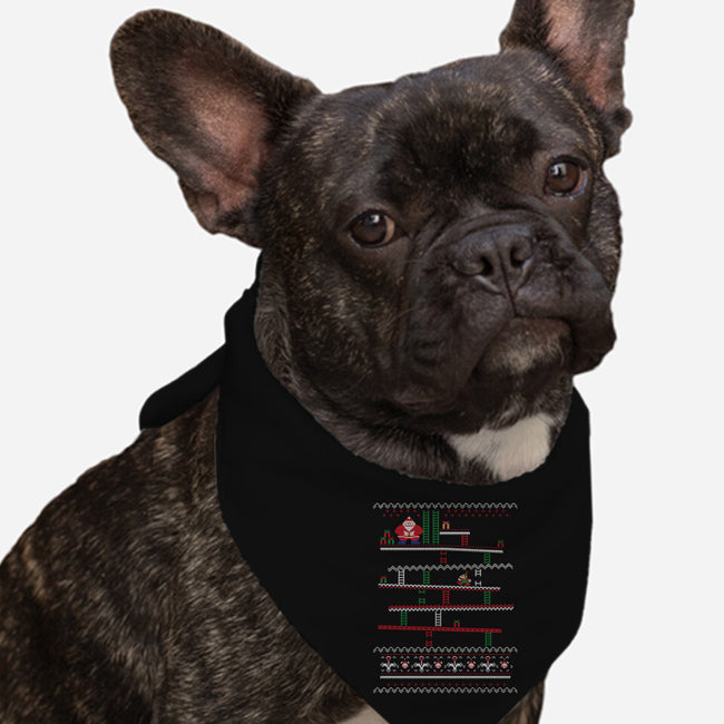 Arcade Climber Christmas-Dog-Bandana-Pet Collar-WhosTonyRamos