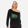 Black Knight Detention-Womens-Off Shoulder-Sweatshirt-Getsousa!