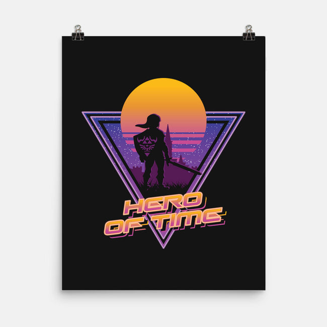 Neon Hero Of Time-None-Matte-Poster-jrberger