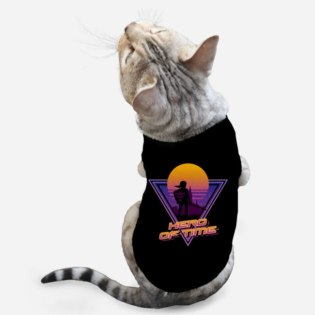 Neon Hero Of Time-Cat-Basic-Pet Tank-jrberger