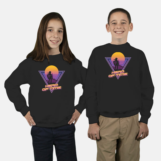 Neon Hero Of Time-Youth-Crew Neck-Sweatshirt-jrberger