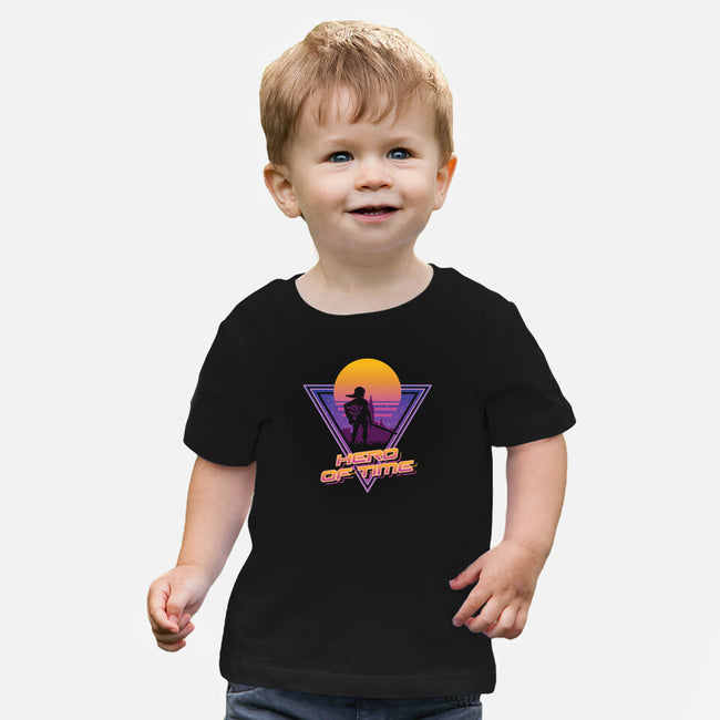 Neon Hero Of Time-Baby-Basic-Tee-jrberger