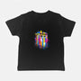 Rainbow Tardis-Baby-Basic-Tee-kharmazero