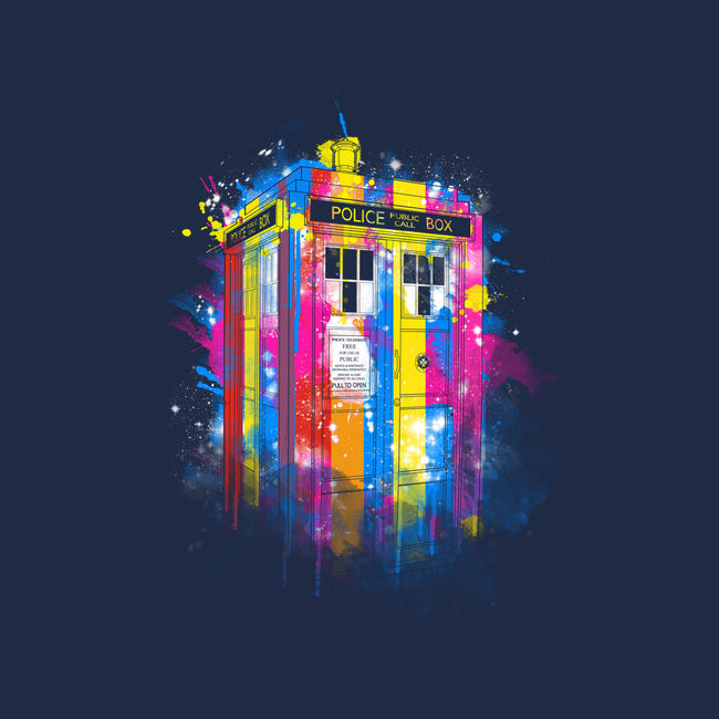 Rainbow Tardis-None-Indoor-Rug-kharmazero