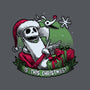 Skeleton Christmas Halloween-Womens-Fitted-Tee-Studio Mootant