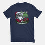 Skeleton Christmas Halloween-Mens-Basic-Tee-Studio Mootant