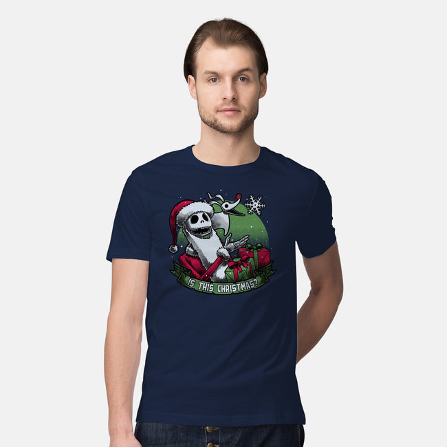 Skeleton Christmas Halloween-Mens-Premium-Tee-Studio Mootant