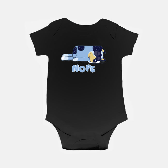 Nope Dad-Baby-Basic-Onesie-rocketman_art