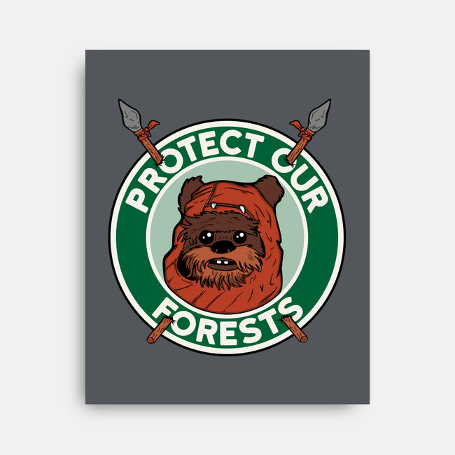 Protect Our Forests-None-Stretched-Canvas-Melonseta