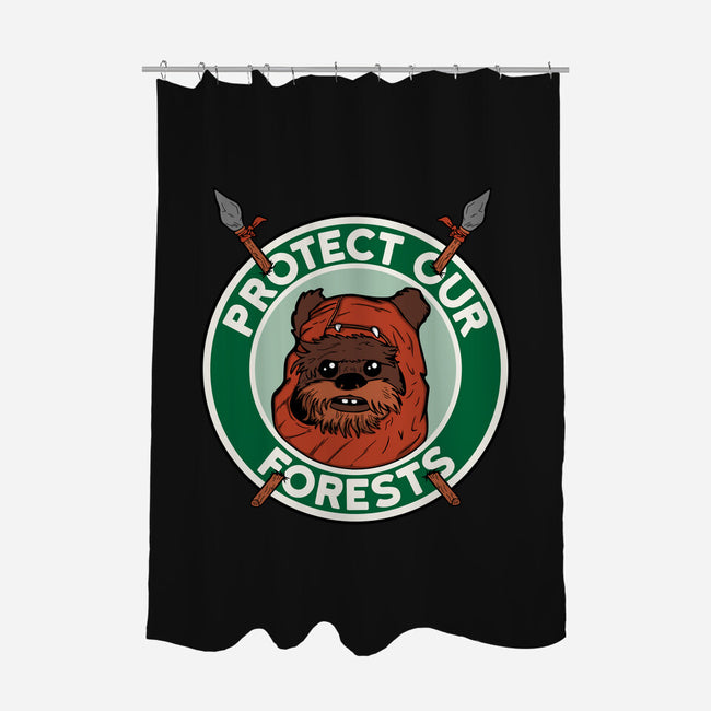 Protect Our Forests-None-Polyester-Shower Curtain-Melonseta