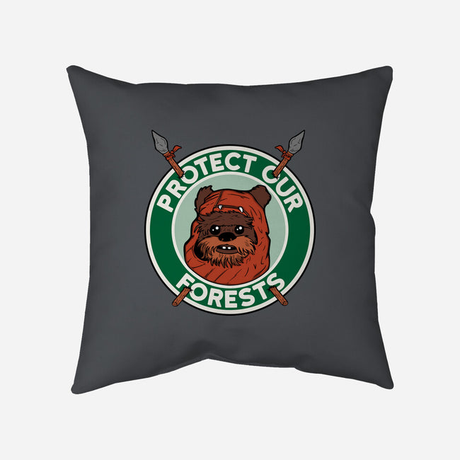 Protect Our Forests-None-Removable Cover-Throw Pillow-Melonseta