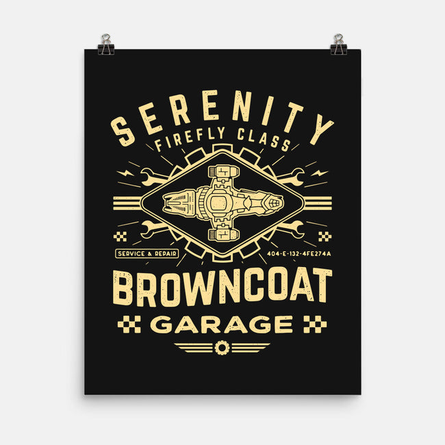 Browncoat Garage-None-Matte-Poster-Logozaste