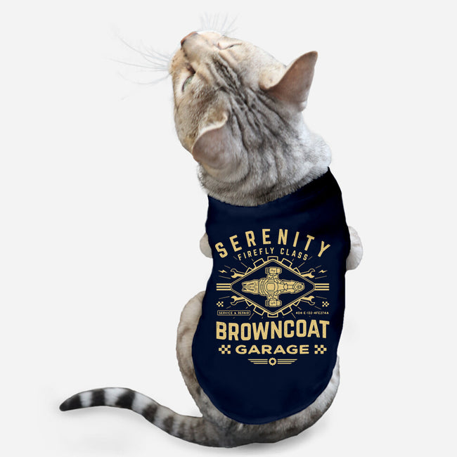 Browncoat Garage-Cat-Basic-Pet Tank-Logozaste