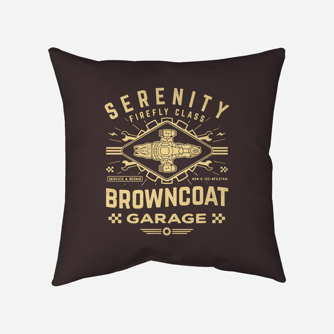 Browncoat Garage-None-Removable Cover-Throw Pillow-Logozaste