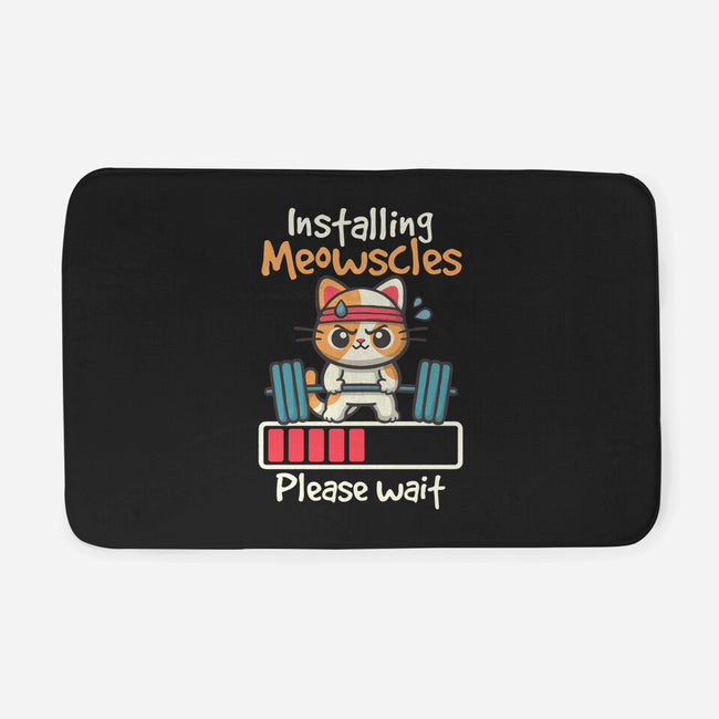 Installing Meowscles-None-Memory Foam-Bath Mat-NemiMakeit