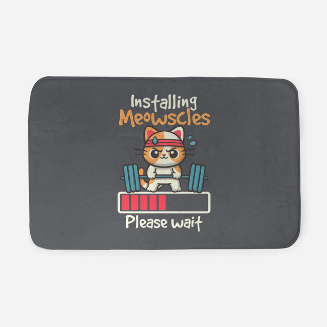 Installing Meowscles-None-Memory Foam-Bath Mat-NemiMakeit