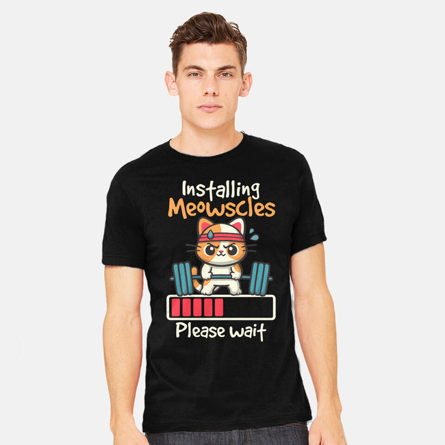 Installing Meowscles-Mens-Heavyweight-Tee-NemiMakeit