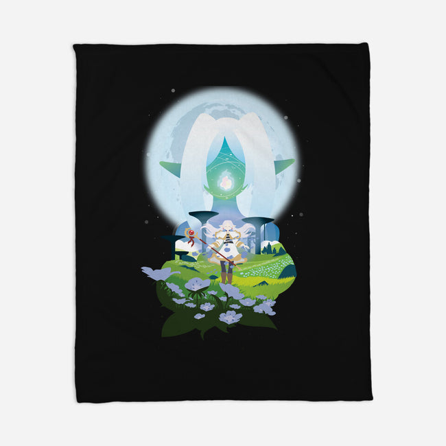 The Mage-None-Fleece-Blanket-SwensonaDesigns