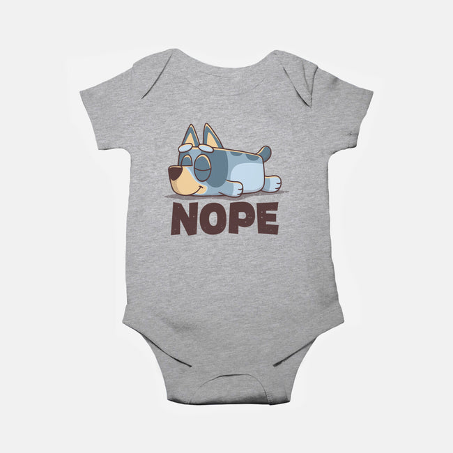 Lazy Heeler-Baby-Basic-Onesie-retrodivision