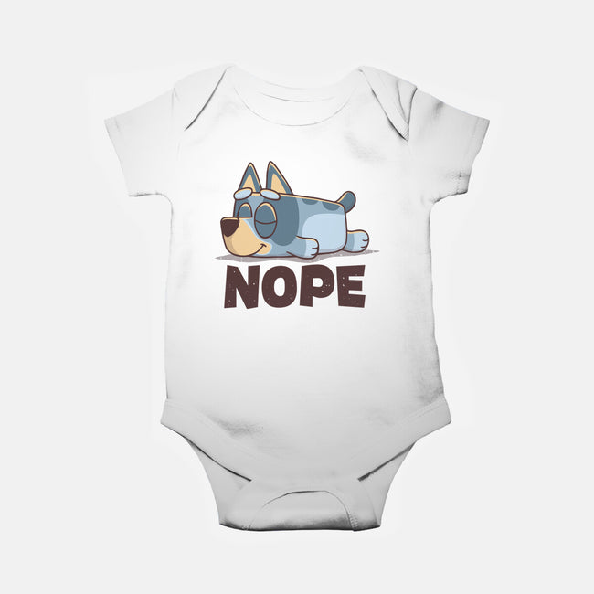 Lazy Heeler-Baby-Basic-Onesie-retrodivision