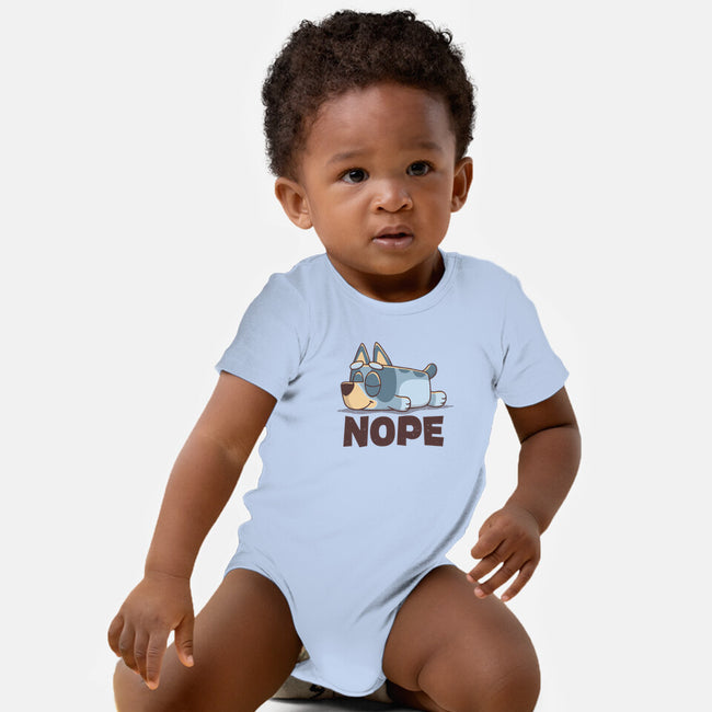 Lazy Heeler-Baby-Basic-Onesie-retrodivision