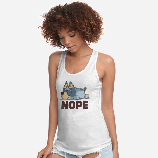 Lazy Heeler-Womens-Racerback-Tank-retrodivision