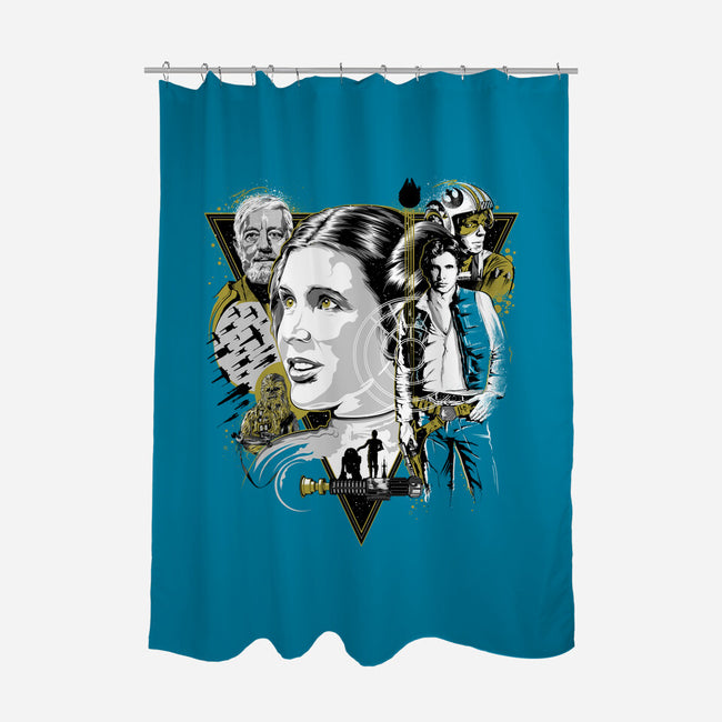 Classic Trilogy-None-Polyester-Shower Curtain-CappO