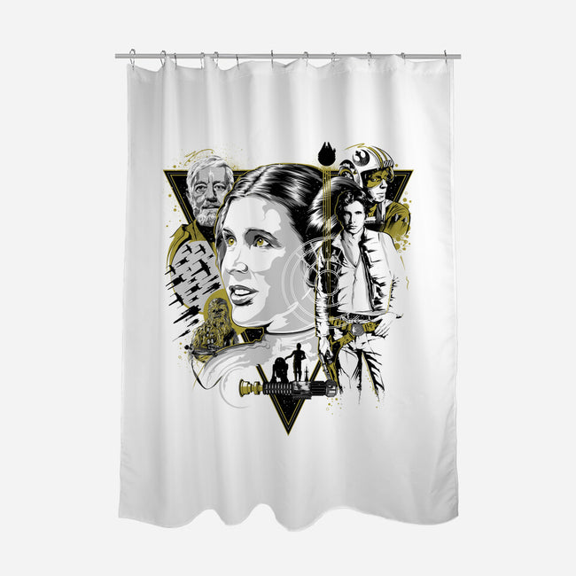 Classic Trilogy-None-Polyester-Shower Curtain-CappO