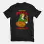 Fresh Pizza-Womens-Fitted-Tee-spoilerinc