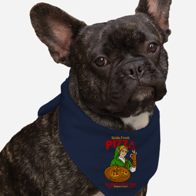 Fresh Pizza-Dog-Bandana-Pet Collar-spoilerinc