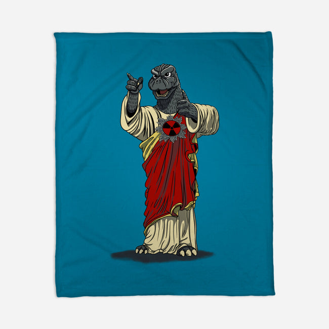 Son Of Godzilla-None-Fleece-Blanket-SeamusAran