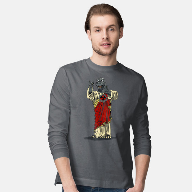 Son Of Godzilla-Mens-Long Sleeved-Tee-SeamusAran