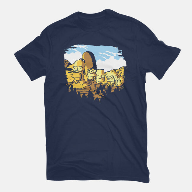 Mount Simpsons-Unisex-Basic-Tee-dalethesk8er