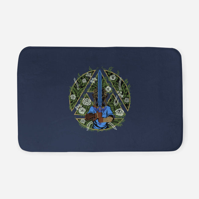 A Warrior In The Forest-None-Memory Foam-Bath Mat-rmatix