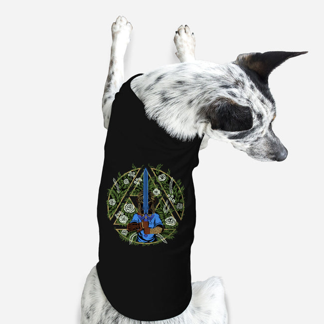 A Warrior In The Forest-Dog-Basic-Pet Tank-rmatix