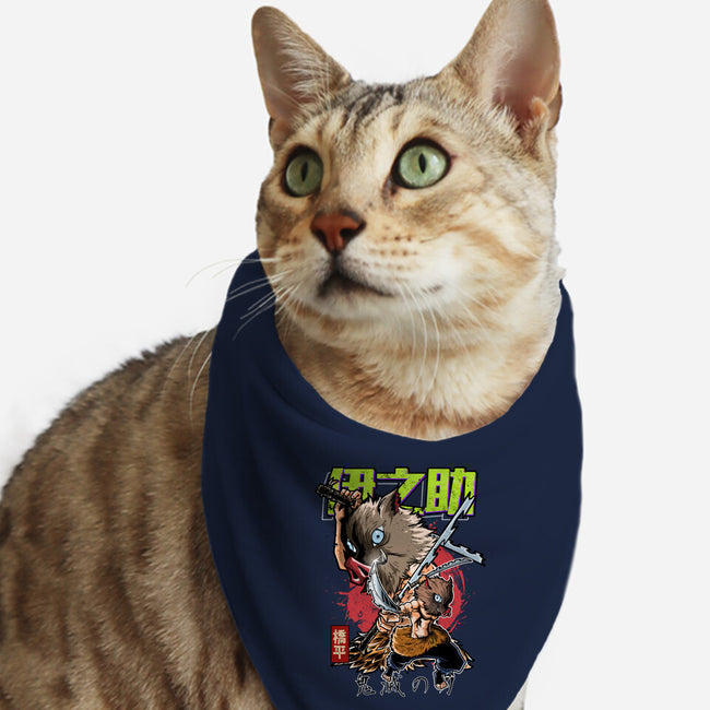 The Inosuke Blades-Cat-Bandana-Pet Collar-Diego Oliver