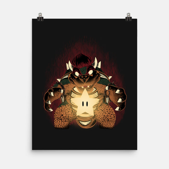 Bowser Star-None-Matte-Poster-rmatix