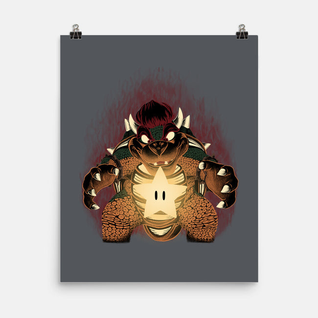 Bowser Star-None-Matte-Poster-rmatix