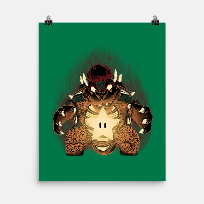 Bowser Star-None-Matte-Poster-rmatix