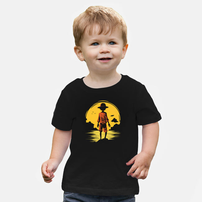 Young Pirate-Baby-Basic-Tee-Astoumix