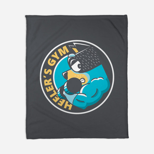 Heeler's Gym-None-Fleece-Blanket-retrodivision